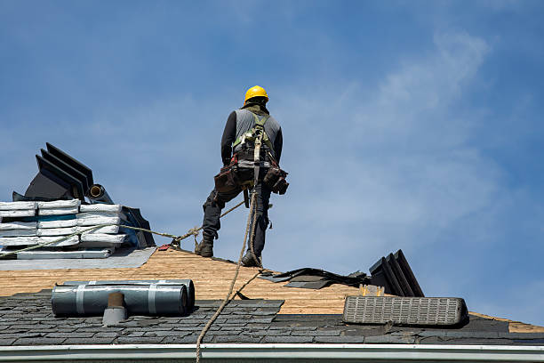 Professional Gutter Installation technician working in Buffalo, WV
